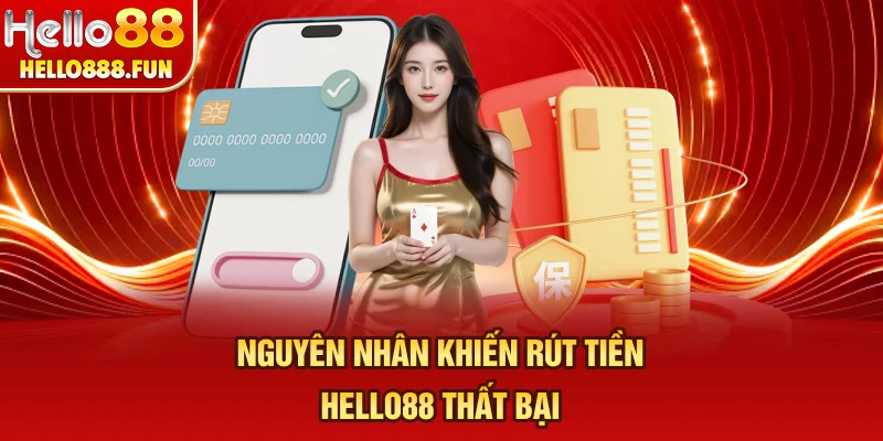 Nguyên nhân khiến rút tiền HELLO88 thất bại